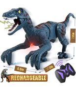 Large Remote Control Dinosaur Toys Kids - Jurassic Velociraptor Toys Imi... - $1,045.61 MXN