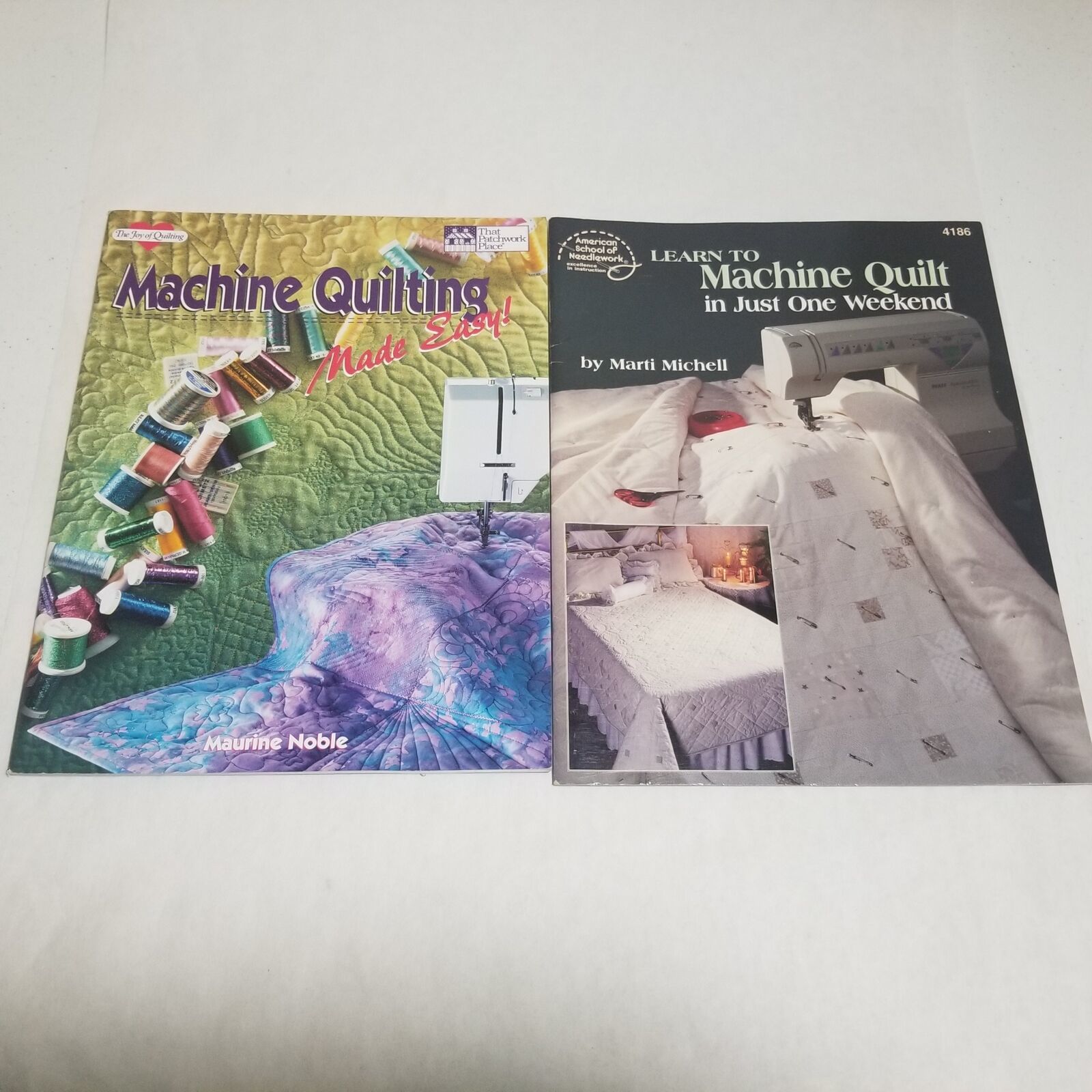Primary image for Machine Quilting Lot of 2 Leaflets - Made Easy and Learn in One Weekend