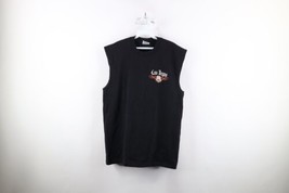 Vtg Mens Large Faded Spell Out Route 66 Las Vegas Motorcycle Sleeveless T-Shirt - £27.59 GBP