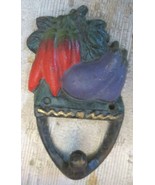 Cast Iron Metal Wall Hooks Peppers Egg Plant Pans Leash Coat Hat Towels ... - €8,24 EUR