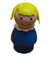 Vintage Fisher Price Little People Girl Yellow Hair Blue Body - £5.32 GBP