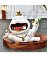 India at Your Doorstep Cat with Hat Statue for Storage Purpose for Home ... - $73.50