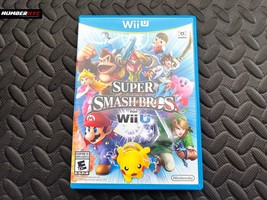 Super Smash Bros. Wii U 2014 Game Case Cover Art &amp; Instruction Booklet N... - £21.02 GBP