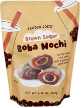 Free Shipping -2 Bags of Trader Joe’s Brown Sugar Flavor Boba Mochi 6.35oz 180g - £14.68 GBP