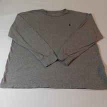 Polo Ralph Lauren Men’s Gray Cotton T-Shirt Crewneck Long Sleeve Size Large - $254.98 MXN