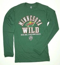 Minnesota Wild Men&#39;s Long Sleeve Tee Green Choose Size -E - £11.78 GBP