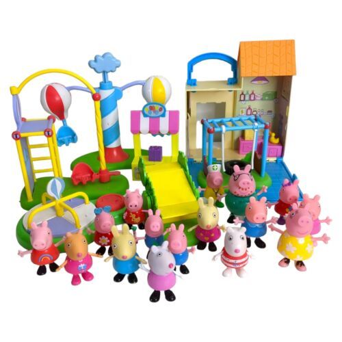 Peppa Pig Balloon Park Playset - Preschool Toy With 6 Activities, Special Rainbow Dress Figure, For Ages 3+