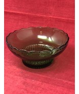 Vintage 1950s EOBrody Co M2000 green glass bowl candy dish scalloped Edg... - £14.95 GBP