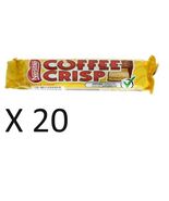 20 Coffee Crisp Chocolate Bars Full Size 50g Each NESTLE Canada FRESH DE... - $60.30 CAD