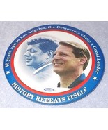 John Kennedy JFK Al Gore Political Pinback Button 3.5 inch 2000 Presiden... - €6,03 EUR