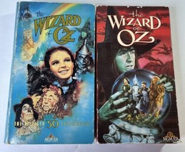VHS The Wizard Of Oz Red Wicked Witch Cover Rare &amp; 50th Anniversary Edition - £11.39 GBP