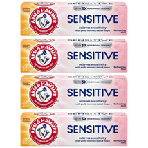 Pack of (4) New ARM &amp; HAMMER Sensitive Teeth &amp; Gums Toothpaste 4.5 oz - £20.28 GBP