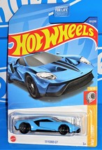 Hot Wheels 2022 HW Turbo Series #157 &#39;17 Ford GT Blue w/ PR5s - £2.20 GBP