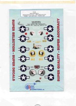 1/72 SuperScale Decals B-25J Mitchell 345 Bombardment Grp 498 500 501 BS 72-689 - £11.78 GBP