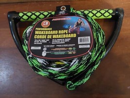 Airhead 3 Section Performance Wakeboard Rope Custom 65&#39; - 15&quot; Handle Low... - £36.89 GBP