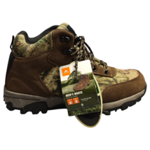Ozark Trail Hiking Boots Mens US 9 Multi Camouflage Leather Mid Top 2880... - $34.24