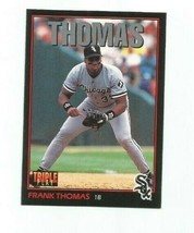 Frank Thomas (Chicago White Sox) 1993 Donruss Triple Play Card #26 - £2.34 GBP