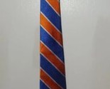 Florida Gators Blue &amp; Orange Striped Tie Zep-Pro Silk - £12.17 GBP