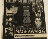 26th NAACP Image Awards Tv Guide Print Ad Michael Jackson Whitney Housto... - $5.93