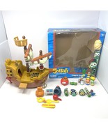 Vintage 2002 Veggie Tales Jonah Movie Pirate Ship Big Ideas Blue Box Toy... - $256.08 CAD