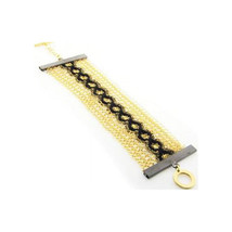 Fronay 7.5 in. Handmade Gold Plated Sterling Silver Flower Mesh Bracelet... - $3,095.93 MXN