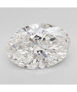 Lab Grown 1.64 Cts OVAL Cut I Color VS1 Clarity IGI Certified CVD Diamond - $325.32