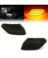 Smoked Front Lens Amber LED Side Marker Light Lamp Pair For 18-21 Jeep W... - $39.95
