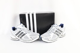 NOS Vtg Adidas Salvation 2 Gym Jogging Running Shoes White Blue Mens Size 9.5 - £141.51 GBP