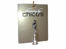Charming By Chico&#39;s Mini Microphone Charm for Purse, Bracelet or KeyRing... - £8.78 GBP