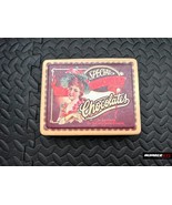 Vintage Art Deco Elite Gift Special Red Candy Chocolate Metal Tin Box &amp; ... - £23.35 GBP