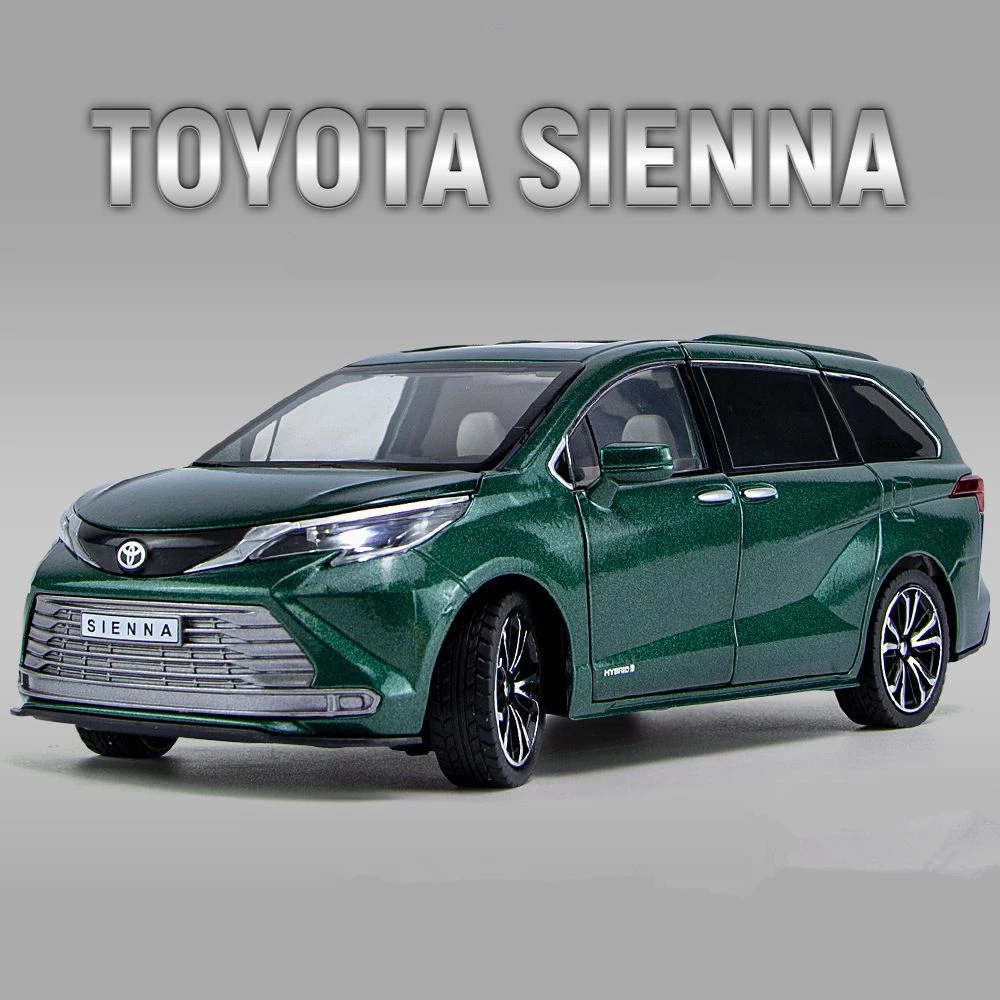 1:24  Sienna Flagship MPV Car Model Diecast Alloy  Commercial Car Model Sound an - £119.16 GBP