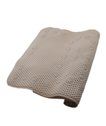 PVC SOFT Foam Bath Mat Non-Slip Suction Shower Bathmat 36&quot; x 17&quot; Sand Beige - $25.61 CAD