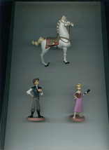 Disney PVC figures/Cake Toppers TANGLED: THE SERIES Rapunzel + Flynn + M... - £11.99 GBP