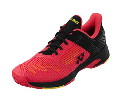 Yonex Power Cushion SONICAGE 2 CL Tennis Shoes Unisex Red Black All Court NWT - £98.49 GBP+