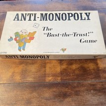 Vintage Anti Monopoly Bust the Trust Board Game Ralph Anspach 1973 UNPUNCHED - £28.31 GBP