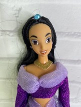 Vintage 90s Disney Store Princess Jasmine Aladdin Classic Collection Doll Purple - £13.69 GBP