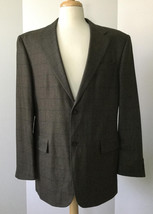 Oscar De La Renta Houndstooth Wool Suit Jacket Blazer (Size 42 L US) - £31.92 GBP