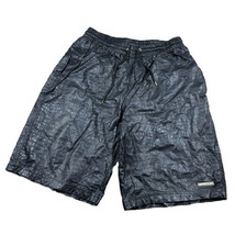 Vintage South Pole Shorts Faux Leather Mens M Y2K Hip Hop Snakeskin Look MCMXCI - £36.22 GBP