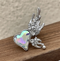 Fashion dazzling angel love ear clip Female personality fashion all-match - $19.80