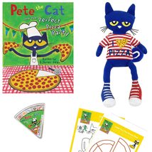 Pete The Cat and The Perfect Pizza Party Gift Set Includes Hardcover by James an - $56.99