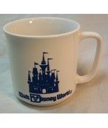 VINTAGE WALT DISNEY WORLD CINDERELLA&#39;S CASTLE 3&quot; COLLECTOR&#39;S MUG CUP - $20.35 CAD