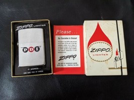 Vintage 1973 PDI Zippo Cigarette Lighter Box Papers USA - £147.04 GBP
