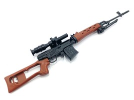 1/6 Scale Custom SVD Sniper Rifle Russian Soviet Army Toys Gun Action Figure - £16.11 GBP