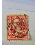 US Stamp George Washington 2c Used 250 Heavy Circular Cancel - $1.36 CAD