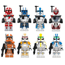 Star Wars Commander Ganch Captain Invert ARC Troopers Seven 8pcs Minifigures Toy - £14.49 GBP