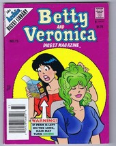 Betty and Veronica Double Digest #73 ORIGINAL Vintage 1998 Archie Comics GGA - £11.81 GBP