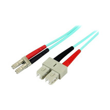 Startech.Com A50FBLCSC1 1M 10 Gb Aqua Mm Fiber Patch Cable LC/SC - £35.41 GBP