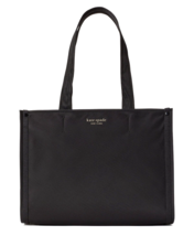 New Kate Spade Sam Nylon Medium Tote Black with Dust bag - $113.91
