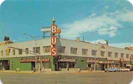 Continental Trailways Bus Depot Station Colorado Springs 1950s postcard - $6.93