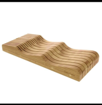 Wooden Knife Block Storage  Organizer for In-Drawers 15 Knives~VGC - $237.26 MXN